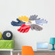 Various rubber worker gloves. Wall Decal