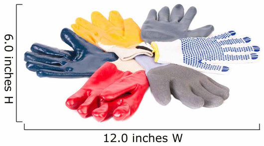 Various rubber worker gloves. Wall Decal