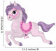 Pretty Carousel Pony with Wall Decal