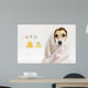 Bathroom washed dog Wall Mural