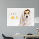 Bathroom washed dog Wall Mural
