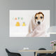 Bathroom washed dog Wall Mural