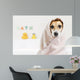 Bathroom washed dog Wall Mural