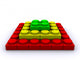 Lego-pyramid Wall Decal