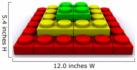 Lego-pyramid Wall Decal