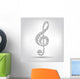 Abstract Music Background Vector Wall Decal
