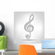 Abstract Music Background Vector Wall Decal