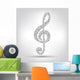 Abstract Music Background Vector Wall Decal