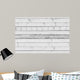 Old White Wooden Wall - Wall Decal