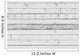 Old White Wooden Wall - Wall Decal