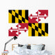 Maryland State Flag Wall Mural