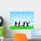 Children Playing Wall Decal
