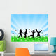 Children Playing Wall Decal