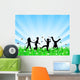Children Playing Wall Decal