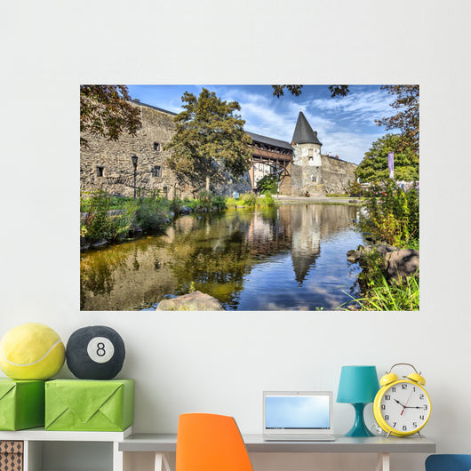 Old city wall of Andernach Wall Mural