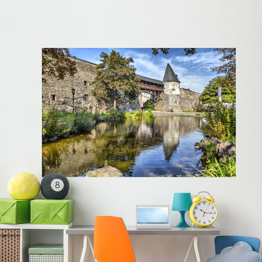 Old city wall of Andernach Wall Mural