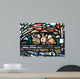 Rabbits as Symbol Saint Wall Decal