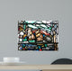 Rabbits and Ducks Stained Wall Decal