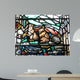 Rabbits and Ducks Stained Wall Decal