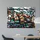 Rabbits and Ducks Stained Wall Decal