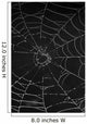 cobweb with morning dew Wall Mural