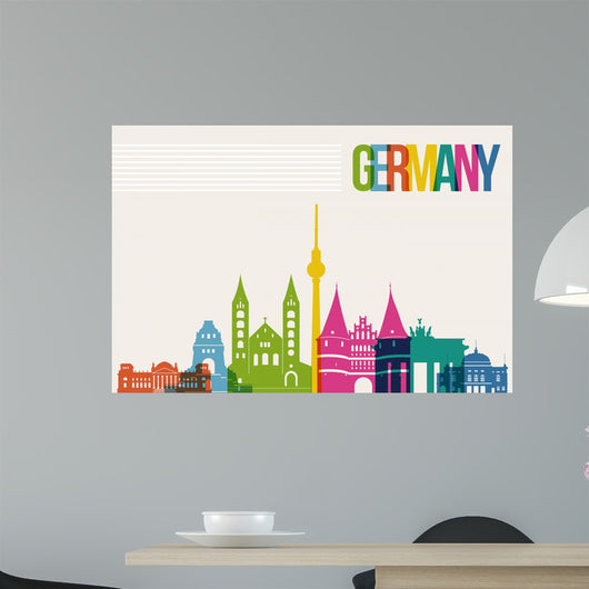 Travel Germany Destination Landmarks Wall Decal