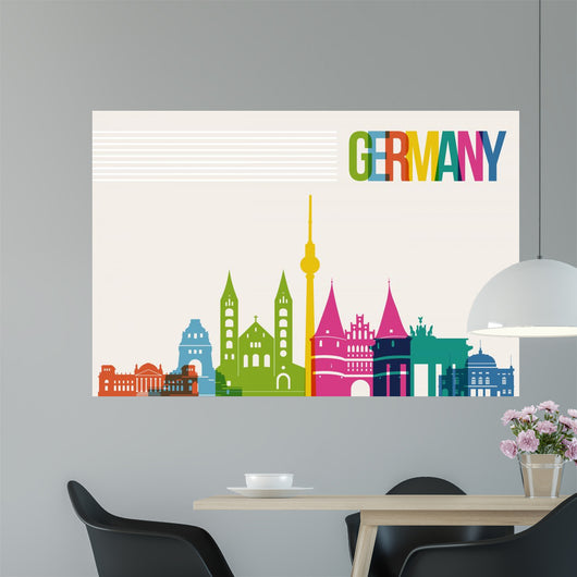 Travel Germany Destination Landmarks Wall Decal