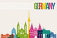 Travel Germany Destination Landmarks Wall Decal