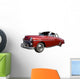 Red Vintage Car Wall Decal