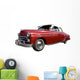 Red Vintage Car Wall Decal