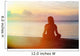woman meditation on the beach Wall Mural