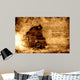 Old Steam Train Sepia Wall Decal