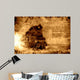 Old Steam Train Sepia Wall Decal