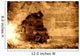 Old Steam Train Sepia Wall Decal
