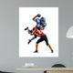 American Football Player Action 4 Wall Decal