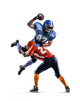 American Football Player Action 4 Wall Decal