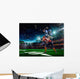 American Football Player Action 3 Wall Decal