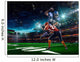 American Football Player Action 3 Wall Decal