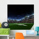 American football stadium before match Wall Mural