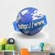 Internet Concept - 3D Wall Decal