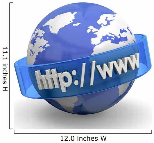 Internet Concept - 3D Wall Decal