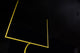 American Football Field Goal At Night Wall Decal
