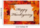 Happy Thanksgiving Wall Decal