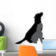 Vector Silhouette of a Dog. Wall Decal