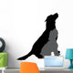 Vector Silhouette of a Dog. Wall Decal