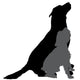 Vector Silhouette Of A Dog. Wall Decal 2