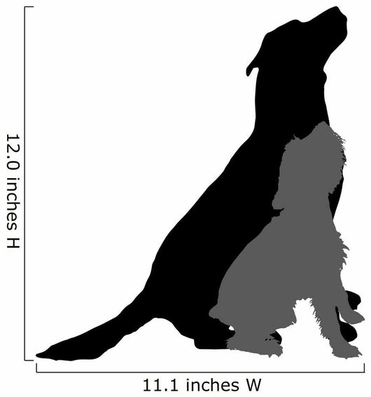 Vector Silhouette of a Dog. Wall Decal