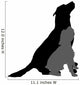 Vector Silhouette of a Dog. Wall Decal