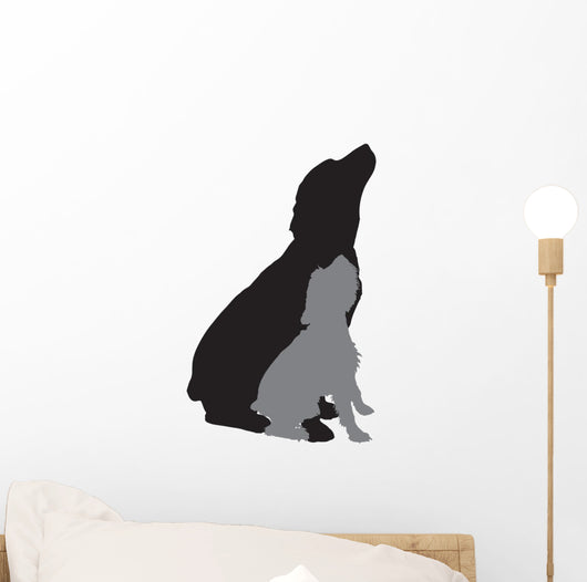 Vector Silhouette Dog 7 Wall Decal