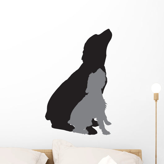 Vector Silhouette Dog 7 Wall Decal